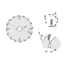 Kotouč 5381 SK20 500x30x2,8/4,0 84WZ