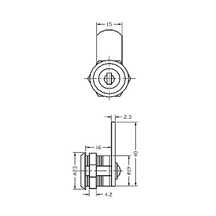 Zámek ARMSTR Ni 505-16lam *