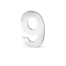 Číslo fasádní 9     nerez