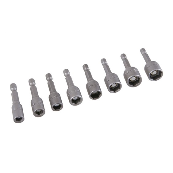 Sada adaptérů magnetických 1/4" 8ks 18618