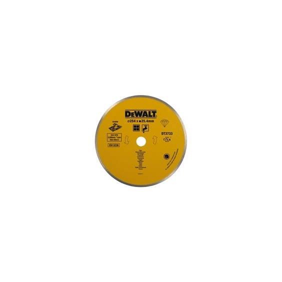 Kotouč diamant 250x25,4mm DT3734 na tvrdé mat.