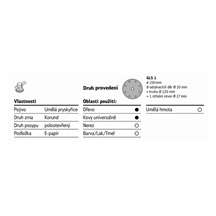 Výsek brusný SZ150/120 8děr PS22K GLS1