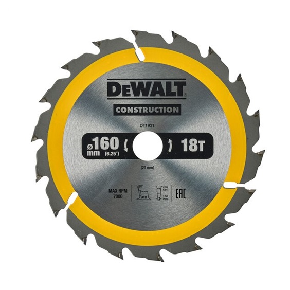 Kotouč pilový 184x16 28z DT4031 ATB-25řuni.ře