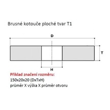 Kotouč brusný 300x32x32 A99    60M8V 414515303.89