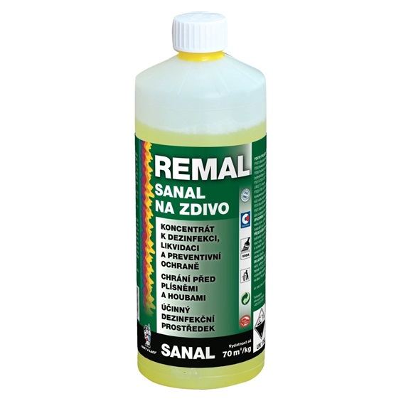 Remal Sanal na zeď,proti plísni  a houbám V1406, 900 g