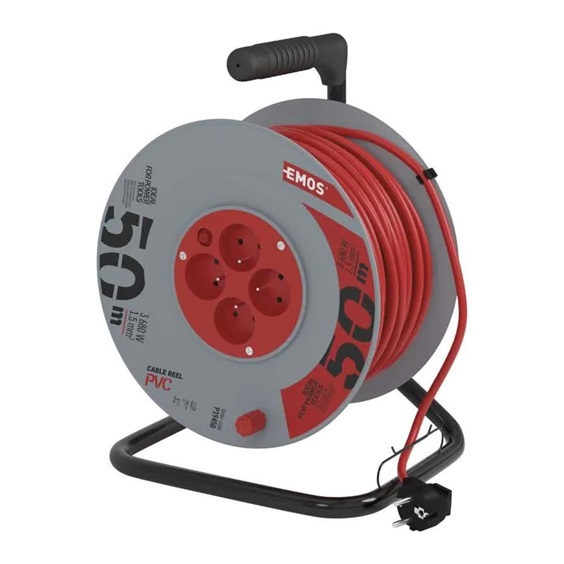 Buben prodluž.4zás/50m 1,5mm PVC