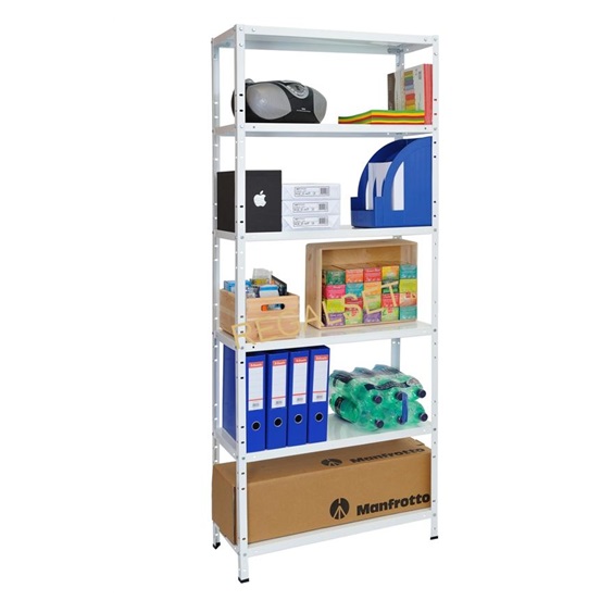 Regál STANDARD ECO 1800x750x300 6 polic bílý 75kg