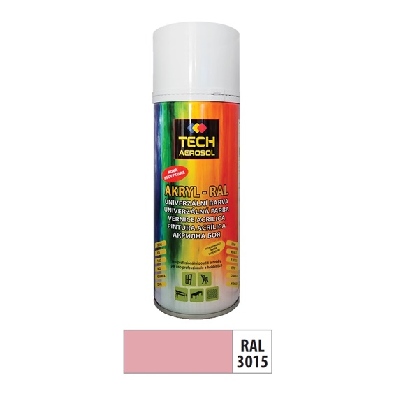 Sprej akr.RAL 3015  400ml světlá růžová