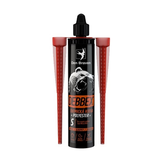 Kotva chemická kartuše  POLYESTER S    300ml BD šedá