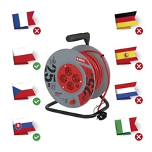 Buben prodluž.4zás/25m 1,5mm PVC