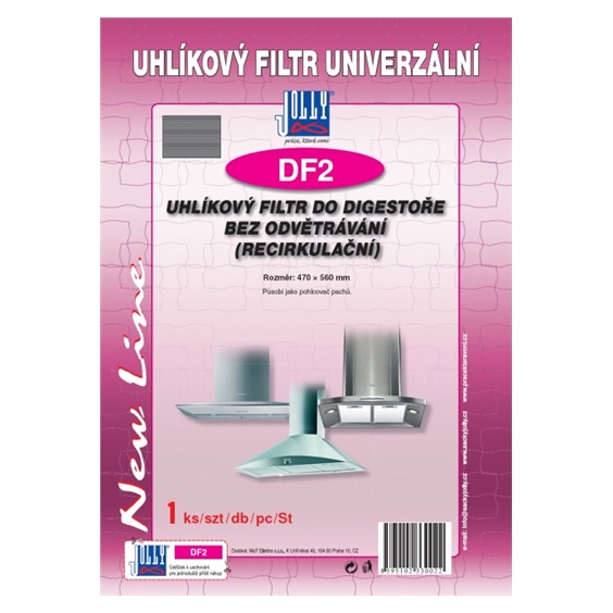 Filtr uhlík. digestoř DF2 univerzální