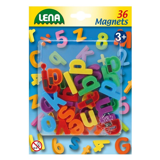 LENA magnetická písmena 30mm malá