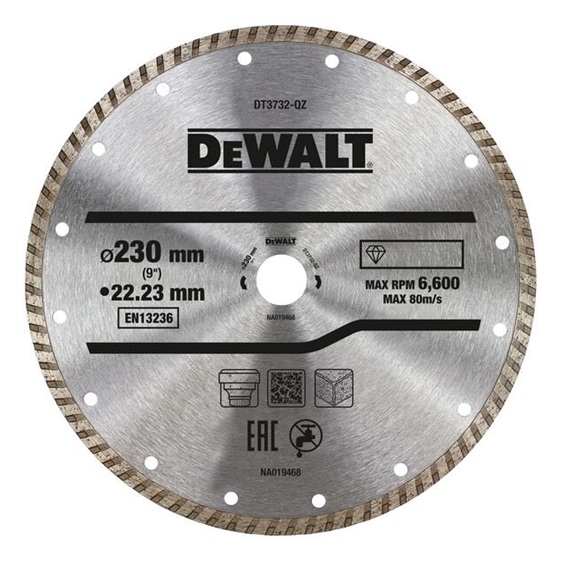 Kotouč diamantový 230x22,2mm DT3732 TURBO