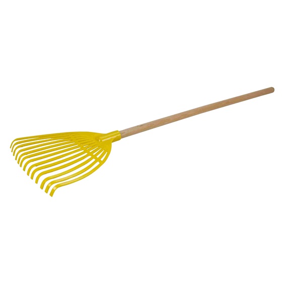 LENA Hrábě na listí 60cm dřevěné /plast