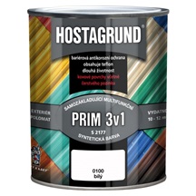 Hostagrund Prim 3v1 S2177 základní i vrchní barva na kov, 0100 bílá, 600 ml