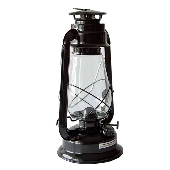 Lampa petrolejová 30cm černá