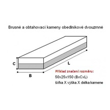 Kámen dvouzrnný 25x50x200 A99   150O6V 641510578.94