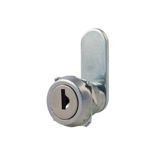 Zámek lamelový 1370  Ni    M18x1/tloušťka 10mm  2klíče