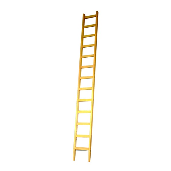 Žebřík jednoduchý 4m-13př EN 131/rozteč 30cm