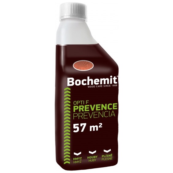 Bochemit Opti F+ ochrana dřeva proti plísním a hmyzu barva hnědá, 1 kg