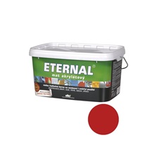 Eternal mat akrylátový univerzální barva na dřevo kov beton, 07 červenohnědá, 5 kg
