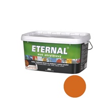 Eternal mat akrylátový univerzální barva na dřevo kov beton, 08 cihlově červená, 5 kg