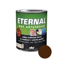 Eternal mat akrylátový univerzální barva na dřevo kov beton, 10 palisandr, 700 g