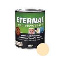 Eternal mat akrylátový univerzální barva na dřevo kov beton, 14 slonová kost, 700 g