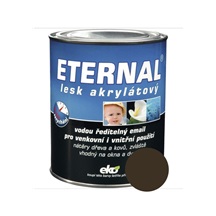 Eternal lesk akrylátový vrchní barva na dřevo a kov, Ral 8017 hnědá, 700 g