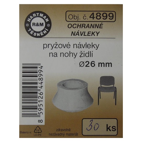 Návlek na nohy židlí pr.26