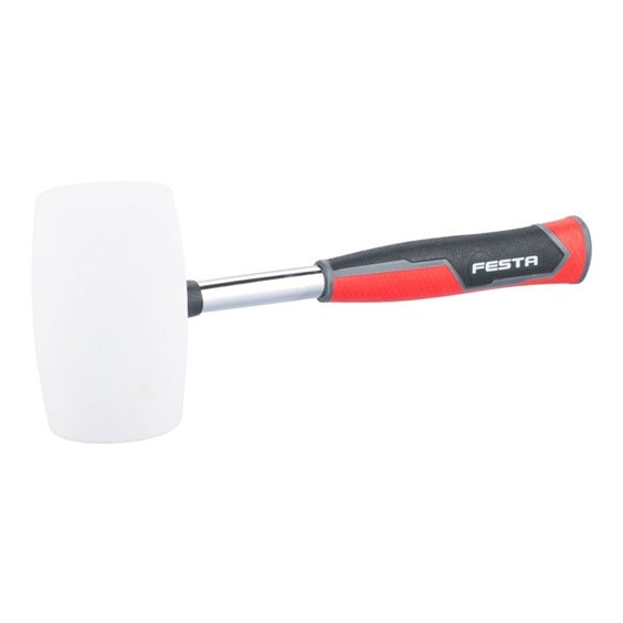 Palice gumová 90mm bílá na zámkovou dlažbu