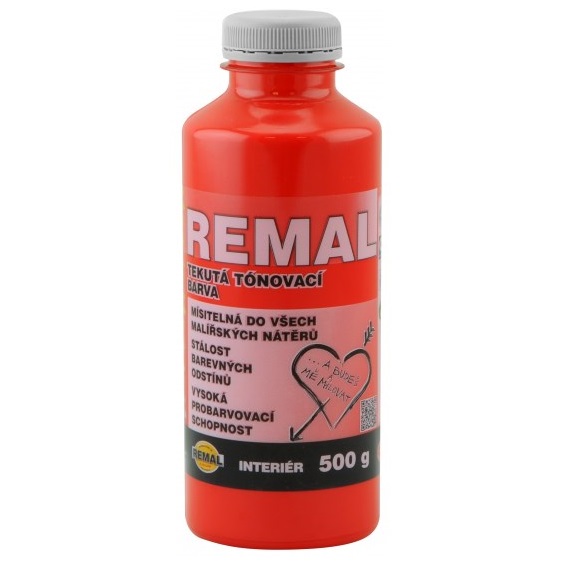 Barva COLOR Line ton.500g červená REMAL
