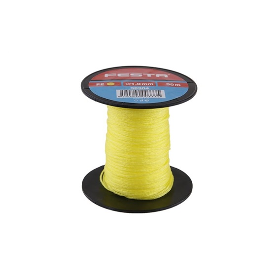 Šňůra zednická žlutá 50m tl.1mm