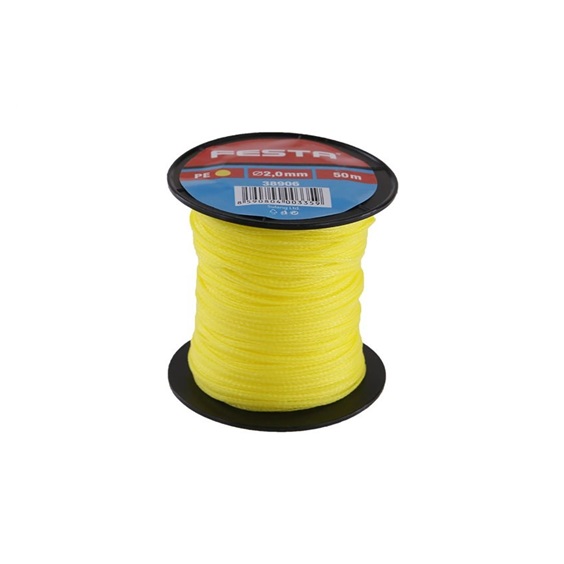 Šňůra zednická žlutá 50m tl.2mm