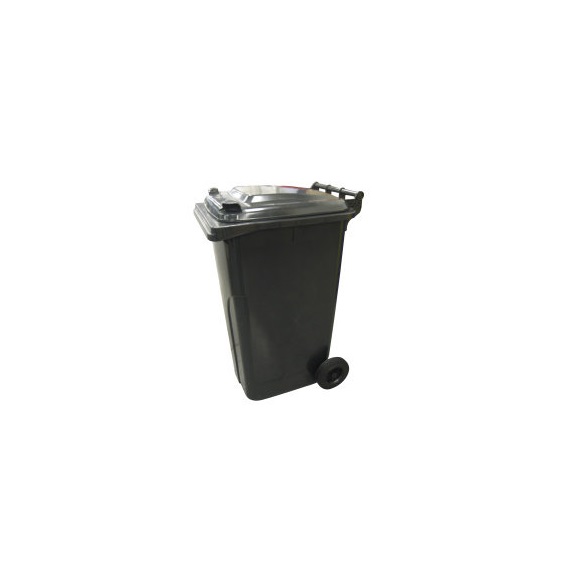 Popelnice plastová 240l černá s kolečky 0005-3