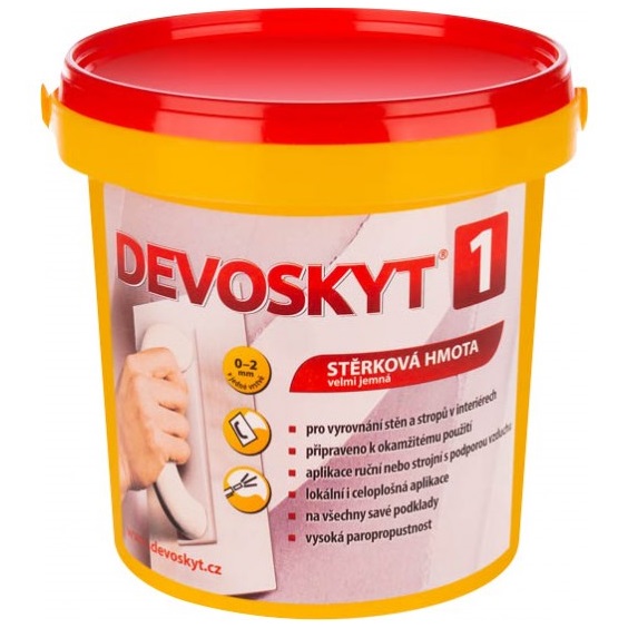 Devoskyt hrubost 2, stěrková hmota do interiéru, 5 kg
