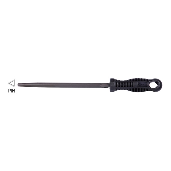 Pilník na pily tříhranný PIN 125/2 nízký
