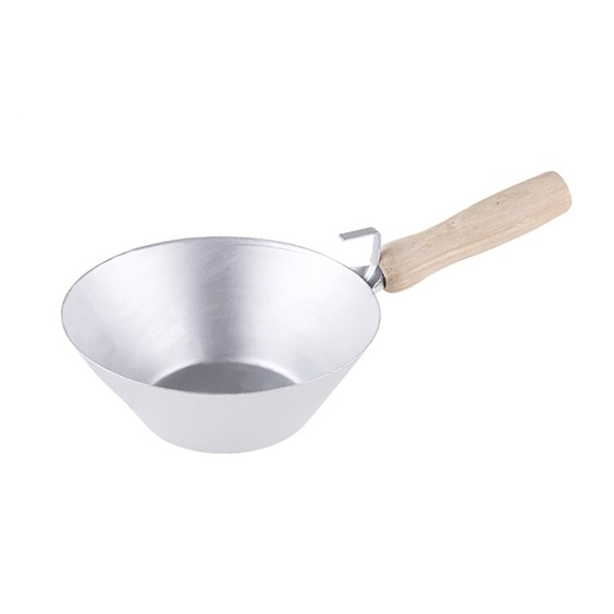 Naběračka zednická 180mm ocel. s rukojetí