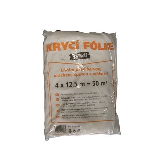 Folie zakrývací 4x12,5m Profi 10my