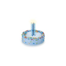 Dortové svíčky DELÍCIA KIDS 12 cm, 16 ks , růžová