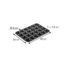 Forma 24 mini muffinů DELÍCIA 38 x 26 cm