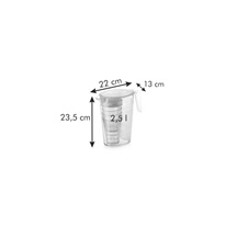 Džbán myDRINK 2.5 l, 4 poháry s víčkem, zelená