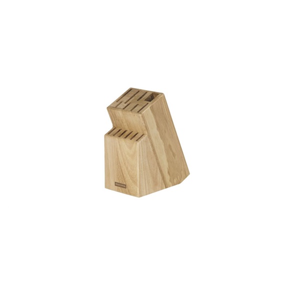 Blok WOODY pro 13 nožů, nůžky na drůbež / ocílku