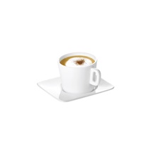 Šálek na cappuccino GUSTITO, s podšálkem