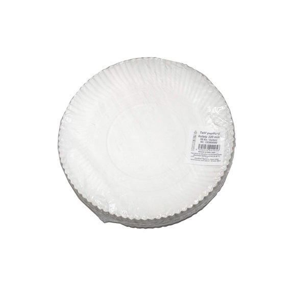 Talíř papírový kulatý 320mm, 50ks/bal.