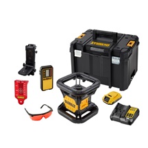 Laser rotační s olovnicí DCE074D1R 18V 1x2,0 Ah Li-Ion