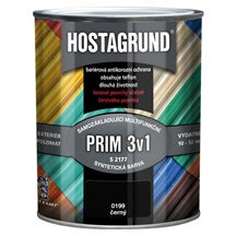 Hostagrund Prim 3v1 S2177 základní i vrchní barva na kov, 0199 černá, 600 ml