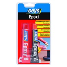 Lepidlo rychle tvrdnoucí, dvousložkové epoxidové, silné a odolné spoje, 15 + 15 ml CEYS