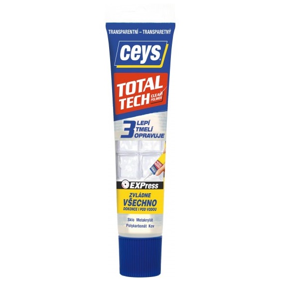 Lepidlo voděodolné, transparentní, interiér a exteriér, 125 ml CEYS