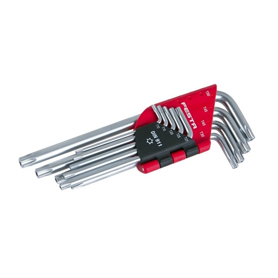 Sada klíčů TORX T10-50 9ks            18497